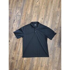 Men's Nike Golf Dri-FIT Polo Size Large Color Black Golf Tennis Rugby